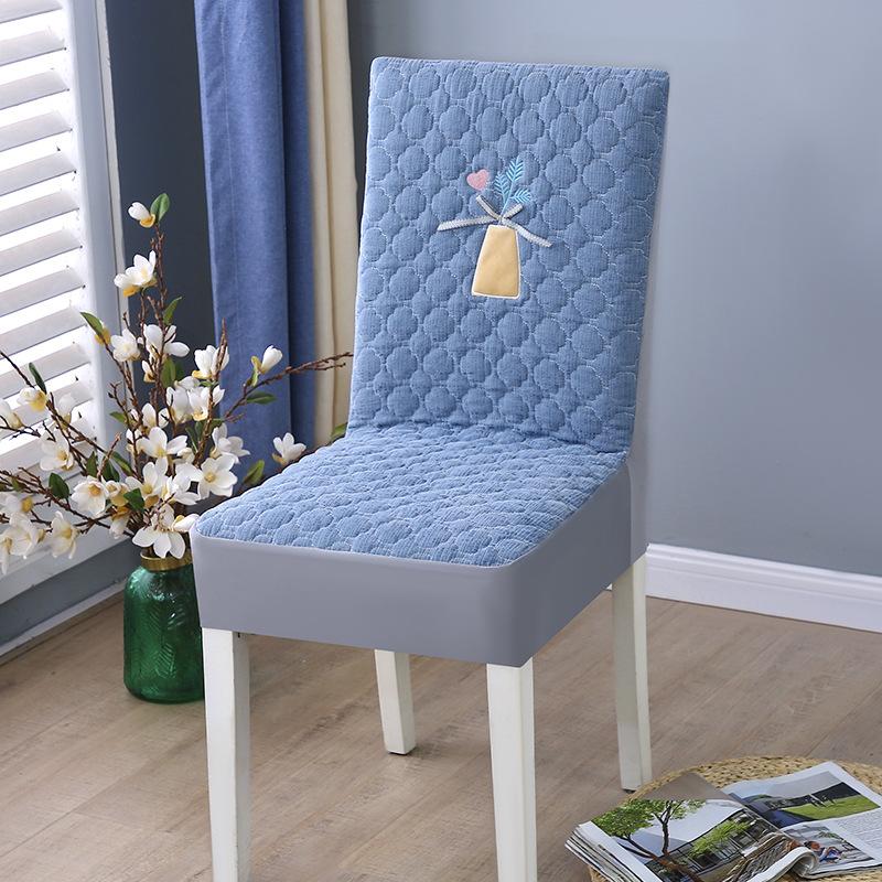 Dining Chair Cushion Cover Full-inclusive Backrest Cushion Integrated Cushion Four Seasons Universal Chinese Restaurant Dining Table Cushion Cover