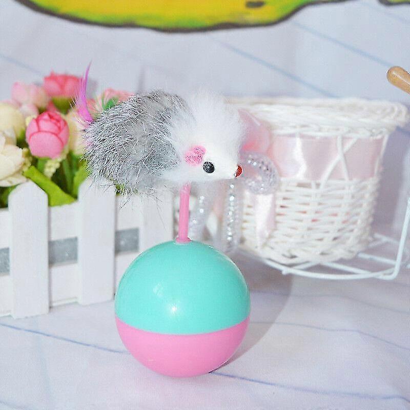 Pet Dog Cat Toys Cat Funny Supplies Mouse Tumbler Toy Plush With Balls Cat Toys