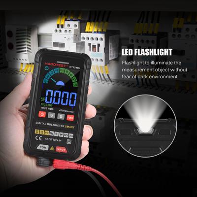 HABOTEST HT124B+ Multimeter 4000 Counts True RMS Smart Digital Multimeter 600V AC/DC Voltage