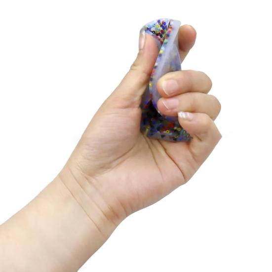 Silicone Bead Picking Fidget Toy Stress Relief Hair Nail Skin Picking Alternative Portable Decompression Pick Pad Dermatillomania Trichotillomania