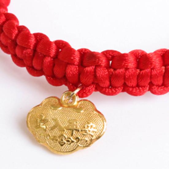 Yousheng Puppy Collar Chinese Style Decorative Bite Resistant Braided Kitten Dogs Festival Decor Collar with Bell for New Year