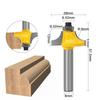 3pcs/set Glass Door Plank Wood Working Tools Curboard Cutter Router Bits 1/2 Shank 12mm Shank 8mm Shank T Type Ballnose