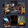 Adjustable Brightness Camping Lantern Mini LED Work Light Portable Hanging Lamp  Outdoor