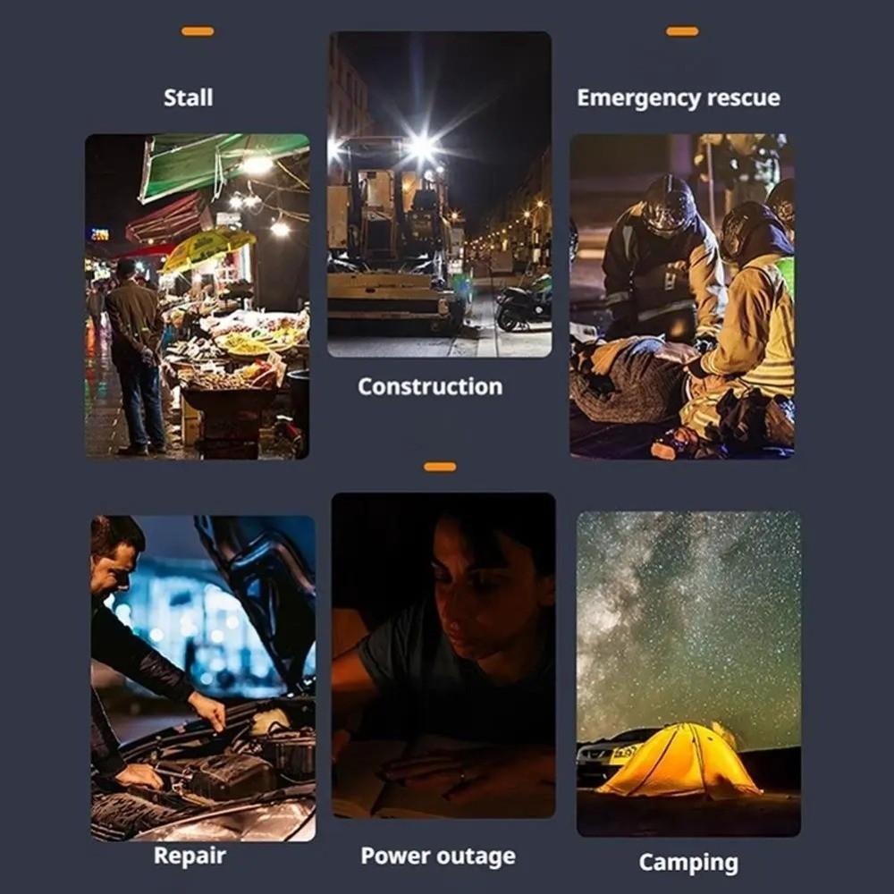 Adjustable Brightness Camping Lantern Mini LED Work Light Portable Hanging Lamp Outdoor