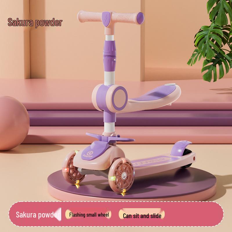 3-in-1 Children's Scooter for Ages 1-12: Safe and Fun for Boys and Girls