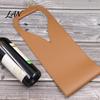 Wine Tote Bag Faux Leather Bag, Portable Carrier Pouch, Waterproof Bottle Pouch Single Holder Protector Sleeve for Champagne Beer