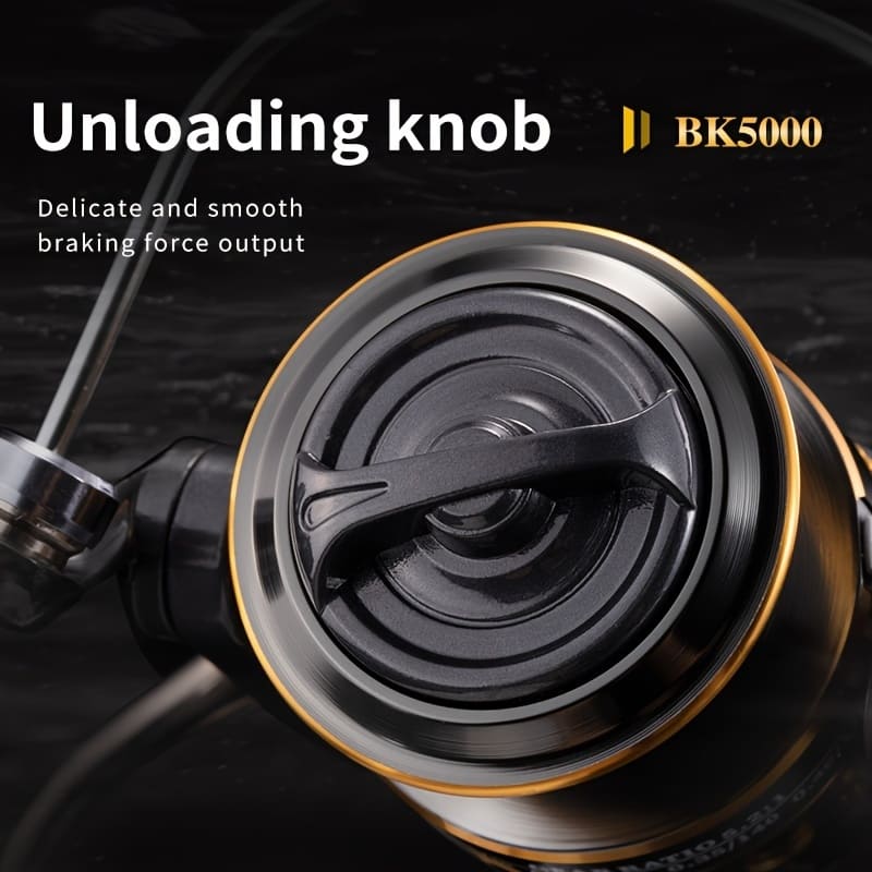 Metal Wheel BK Fishing Reel High-strength Main Body Fast Line Long-distance Casting Micro-lure Reel Suitable for Multi-water Fishing Rod Sea Fishing