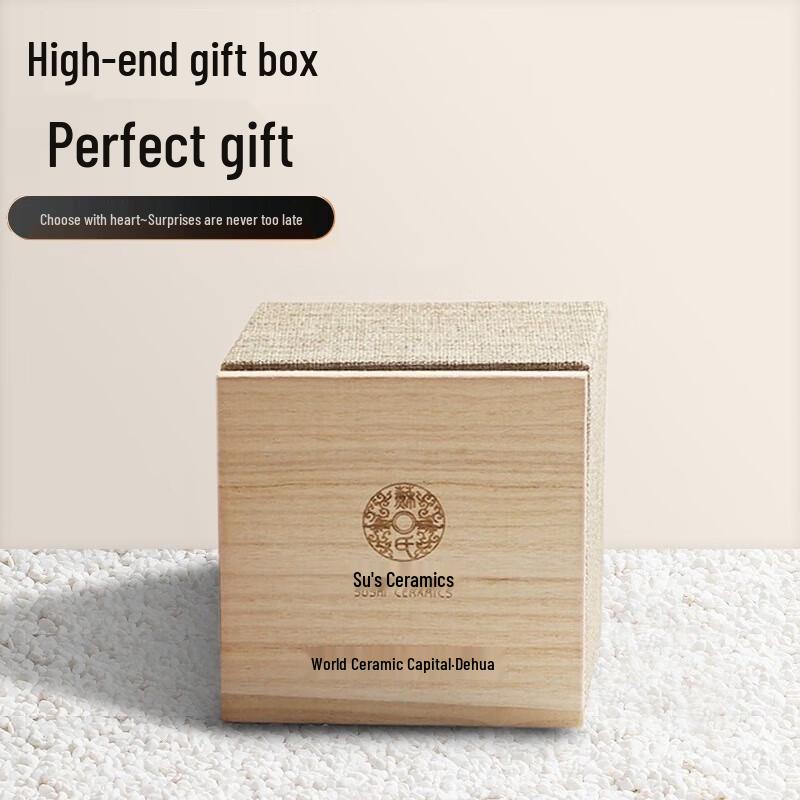 Dehua Mutton-fat Jade White Ceramic Teapot