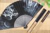 Asahioh Folding Fan Dragon Black 136001