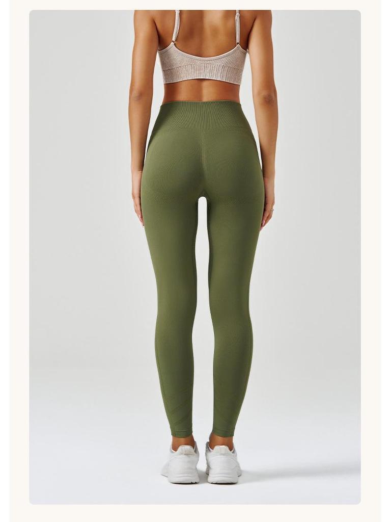 Seamless High-Waist Hip-Lift Sports Leggings