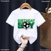 Birthday Gifts Soccer Birthday Shirt ,Soccer Birthday Boys T-shirt, Soccer Birthday Party Tshirt Give Children Clothing Tshirt