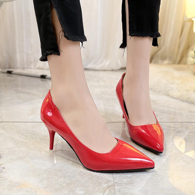 Fashion Aphixta 2024 Schuhe Damen Pumps High Heels Spitze Zehen Dünne Absätze 7cm 10cm Schuhe Hochzeit Party Freizeit Nude Super Große Größe 48