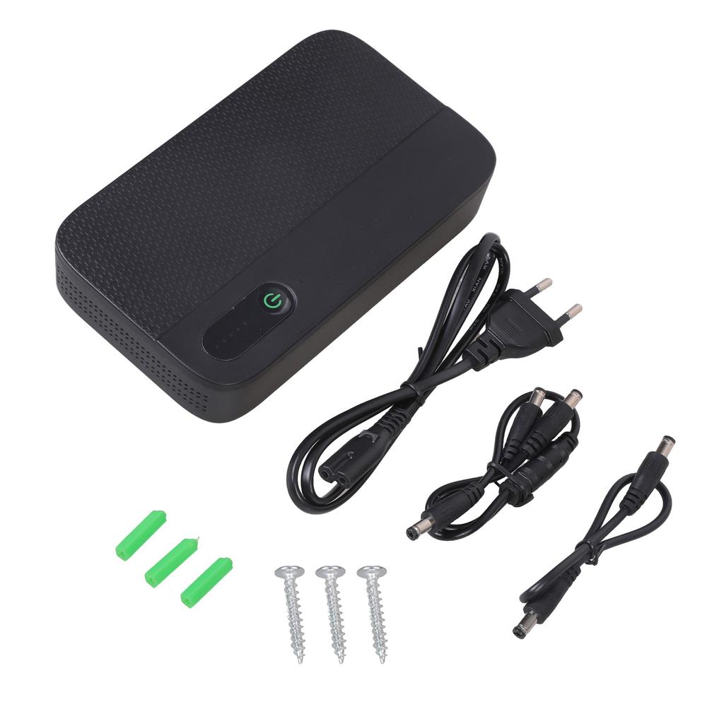 Uninterruptible Power Supply 18W with 10400mAh Capacity for Home Office Equipment Including Overcurrent Protections