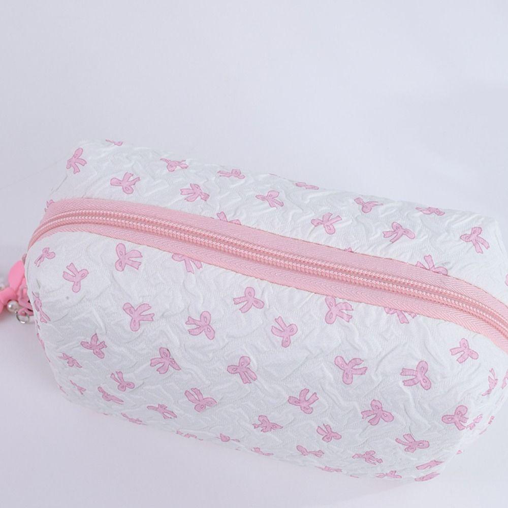 Bowknot Pencil Case Large Capacity Stationery Bag High Quality Stationery Organizer Gift
