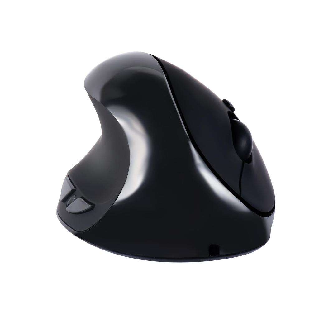 Wireless Vertical USB Medium 6 Compatible with Computers Left-Handed 2.4GHz Mouse, Battery-Powered, Quiet, Ergonomic, Wireless, Optical, 800/1200/1600