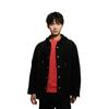 Calvin Klein Lunar New Year Series Printed Detachable Hooded Shirt Jacket Men Jacket Space-Black J324912