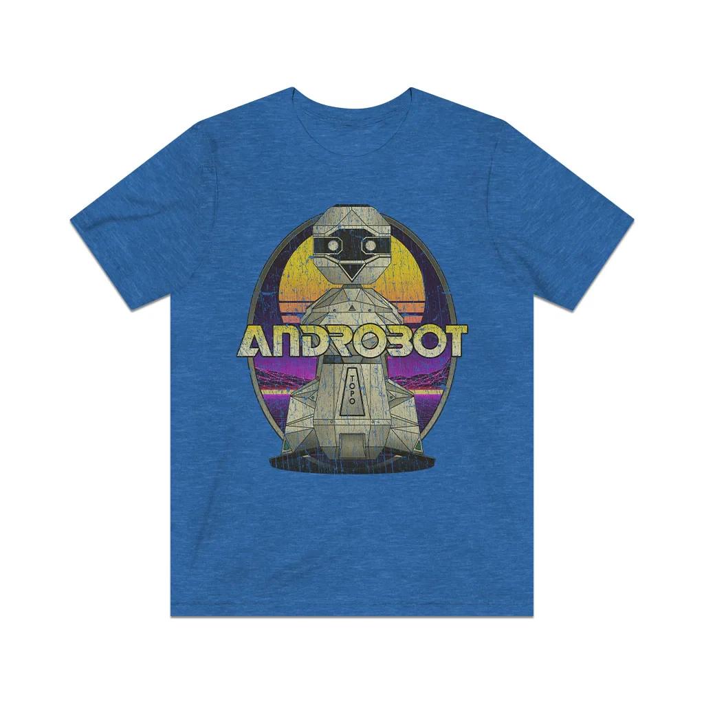 Androbot Topo 1983 Vintage Men s T shirt 4XL