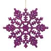 6/12pcs Simulation Snowflakes Christmas Tree Hanging Ornament Christmas Fake Snowflakes Winter Party Navidad New Year Decoration