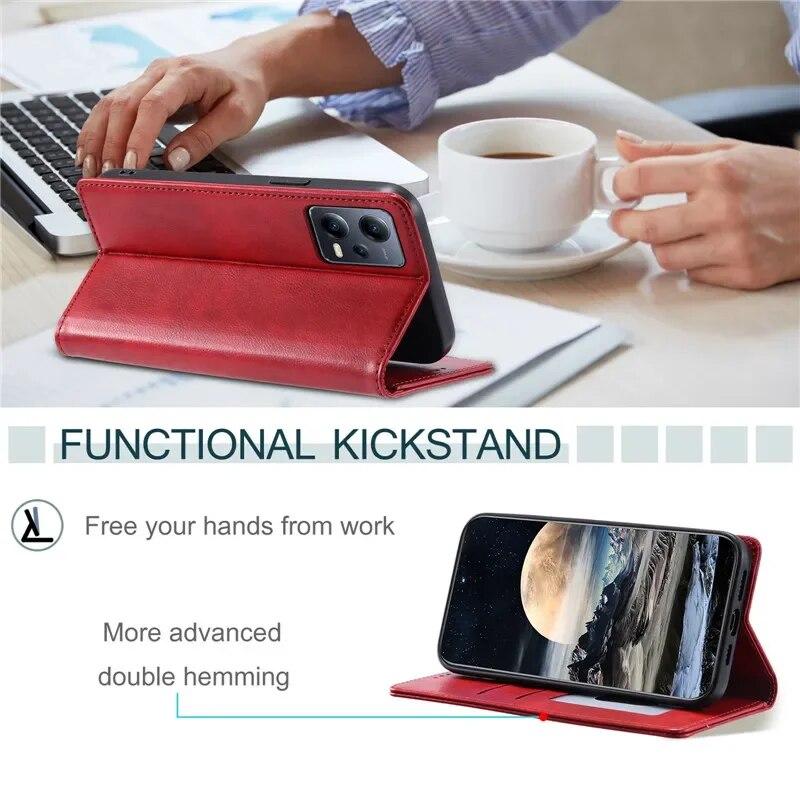 Leder Brieftasche Handyhülle für XiaoMi POCO X5 Pro F5 M5S RedMi Note 12 Pro Plus 11 für Google Pixel 8 Pro 7A 7 für Huawei P60 Pro P50 P40 Flip Cover