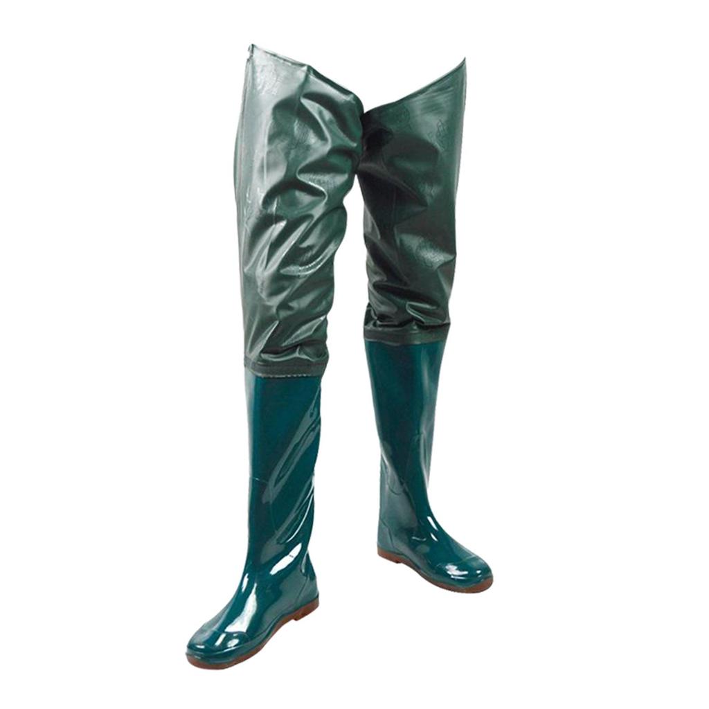 Deluxe Fishing Hip Water Women's Wading Pants with Boots Breathable Stockings