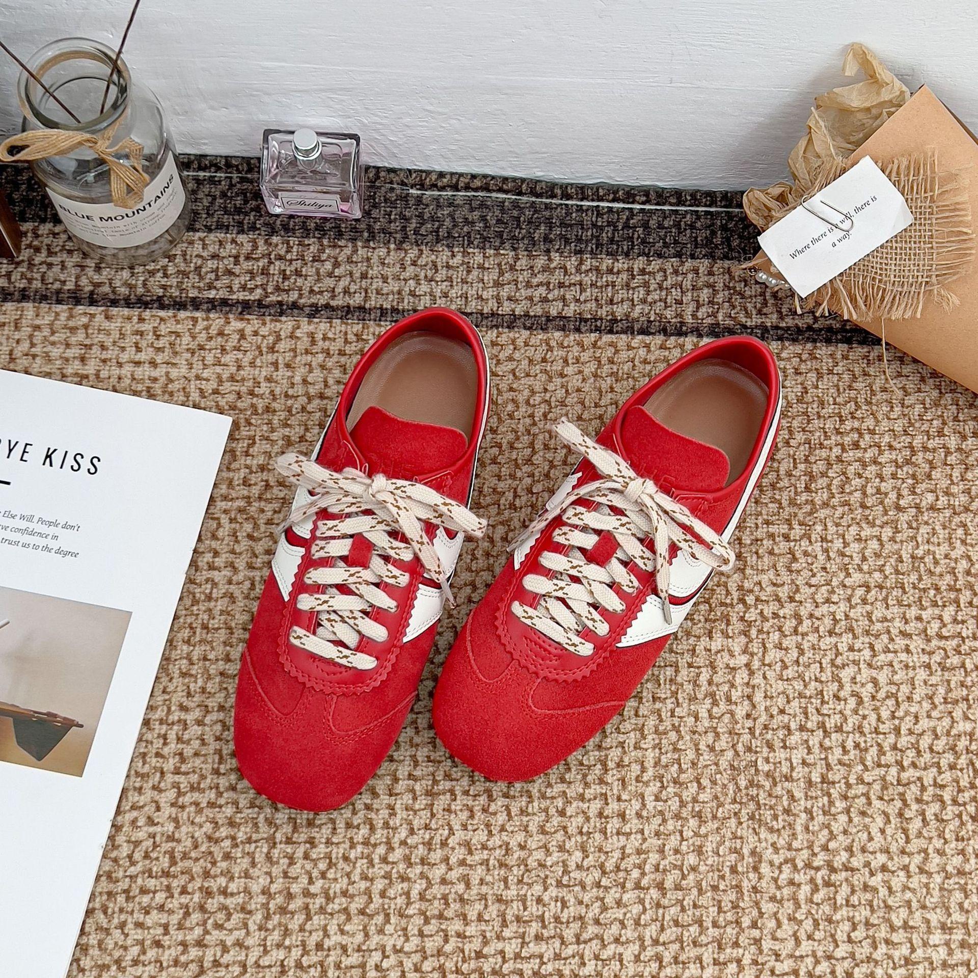 

Grape mother summer new retro dad shoes women s trendy cool outer wear high-end sports shoes front lace-up college style 35