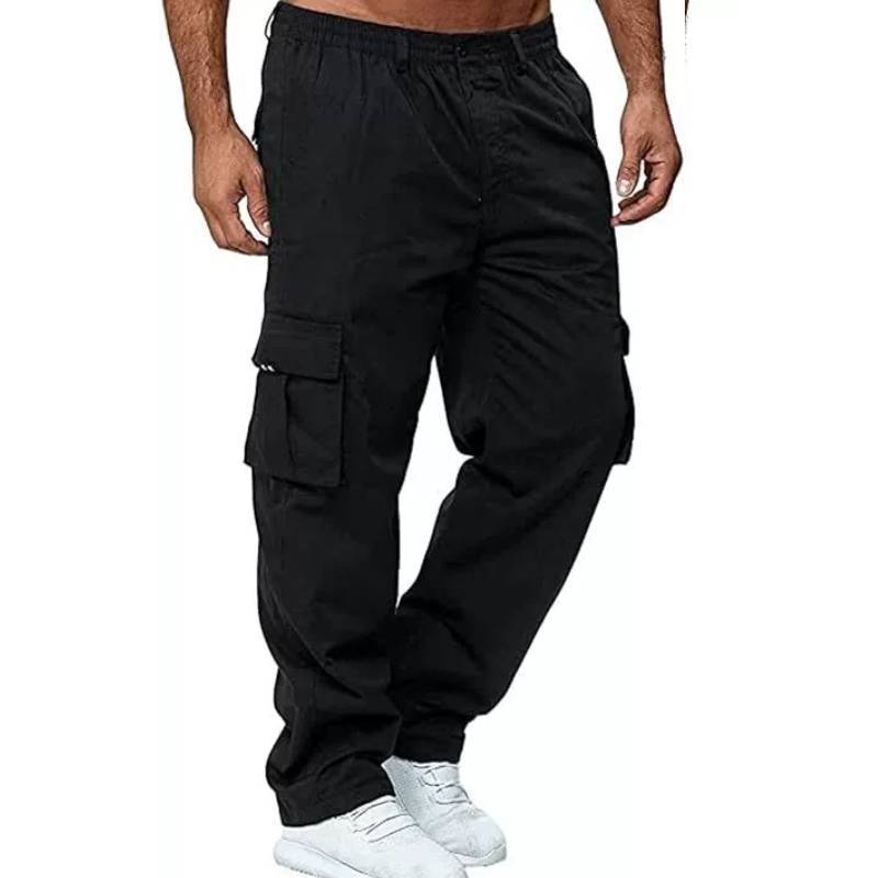 Tactical Pants Mens Cargo Work Pants With Multiple Pockets Durable Polyester For Outdoor Hiking