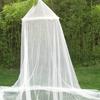 2/1pcs White Polyester Bed Canopy Mosquito Netting, Non-Waterproof Knit Fabric Room Decor Bed Cover with Zipper Closure