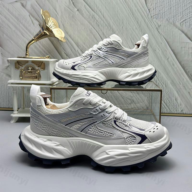 Men's Casual Sports Shoes Autumn 2025 Comfortable Non Slip Breathable Outdoor Sports Shoes  Retro Platform Fashion Running Shoes