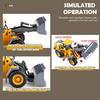 2.4G Remote Controlled Bulldozer Nine Channel Loading Vehicle Simulation Excavation Engineering Gifts for 6+ Children