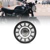 5.75 Inch LED Headlight, 5-3/4 Inch Motorcycle Headlight with DRL/Turn Signal/Low Beam/High Beam IP67 Waterproof Headlight for Motorcycles Cars