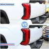 Aunginsy 2PCs Tail Light Side Cover Trim Fit for Toyot@ Tundra 2022-2025 Rear Tail Light Side Lamp Bed Tailgate Button Trim Taillight Cover Trim Rear