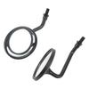 Rear View Mirror 3.4in Wide   Handlebar Rear View Mirrors for Motorcycle