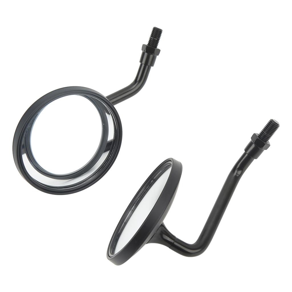 Rear View Mirror 3.4in Wide Handlebar Rear View Mirrors for Motorcycle