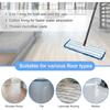 3 Pack Mop Heads Replacements Compatible for Ocedar Dual-Action Microfiber Flip Mop, Double Sided Mop Replace Head Mop Refills with Microfiber