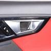 Carbon fiber ABS Inner Door Handle Bowl Cover Trim For Jaguar F-TYPE 2013-24