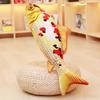 Jouets Peluches Koi Poisson en Peluche Doux Poupée Poisson Douce Oreiller Koi Doux Coussin Poisson Rouge Jouets pour Chat