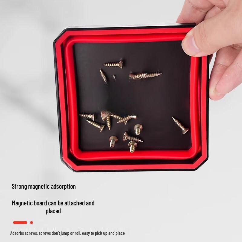 Foldable Magnetic Parts Tray with Strong Magnet Set