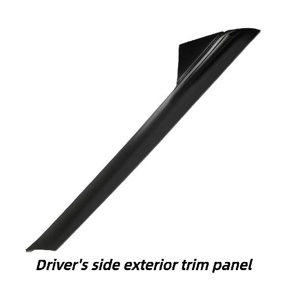 A-Pillar Trim Molding Windshield Kit for Ford Explorer 2011- Left Right Replace BB5Z7803145AA BB5Z7803144AA Driver side exterior