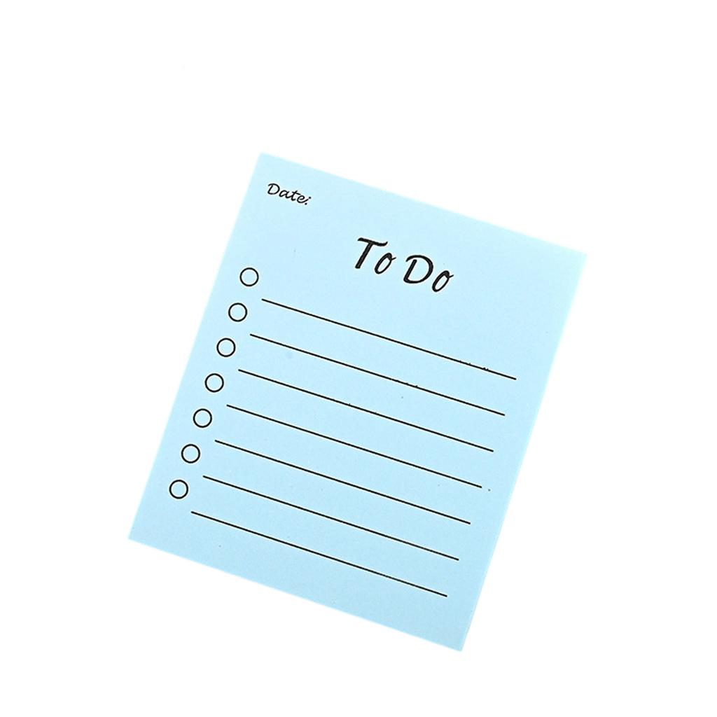 Lined Memo Pad Simple Sticky Note To-Do List Sticky Pad Writing Pad Lovely Note Pad Paper Pads for School