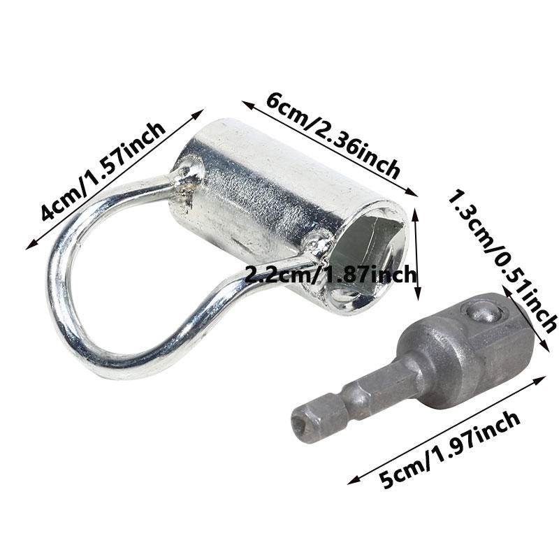 Metal Angle Valve Small Wrench Universal Manual Tool Compact Non-Slip Grip For Plumbing Repairs Pipe Installation Home Bathroom Kitchen Maintenance