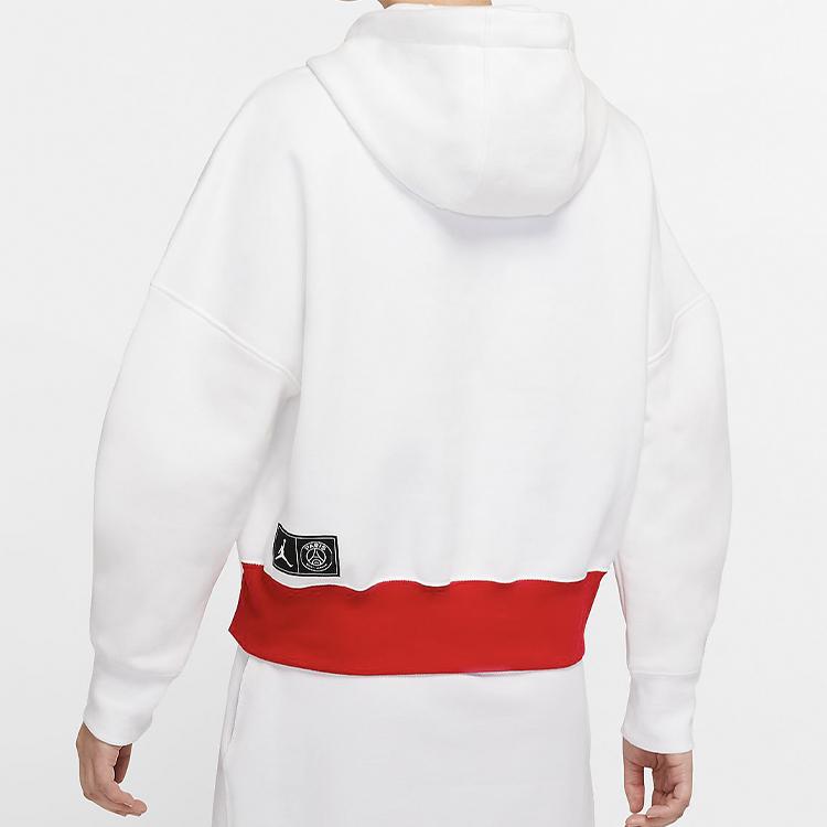 Jordan Paris Saint-Germain Knit Hoodie Unisex Hoodie White CQ7162-100