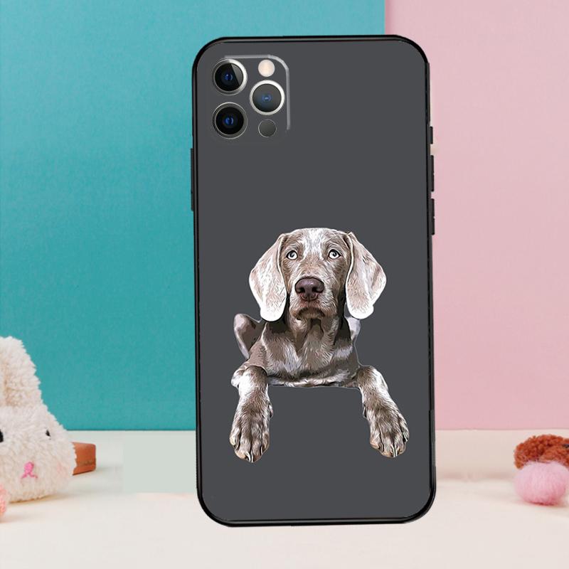 Weimaraner Dog Phone Case For iPhone 17 Air 16 15 14 13 12 11 Pro Max 12 13 Mini 15 16 Plus 16e Cover Coque