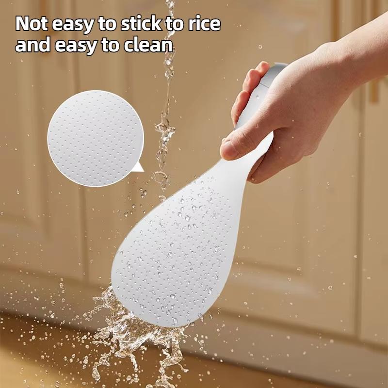 Food Grade Tumbler Rice Spoon Non Stick Standing Rice Spoon Scooper Spatula Multi-purpose Tableware Buffet Cooking Spoons Tools