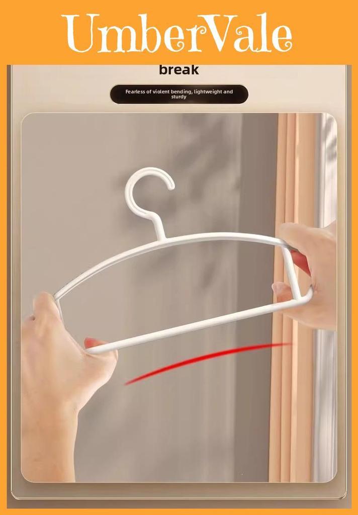 Modern Plastic Hangers For Clothes And Pants With Nonslip Design Perfect For Student Dorms