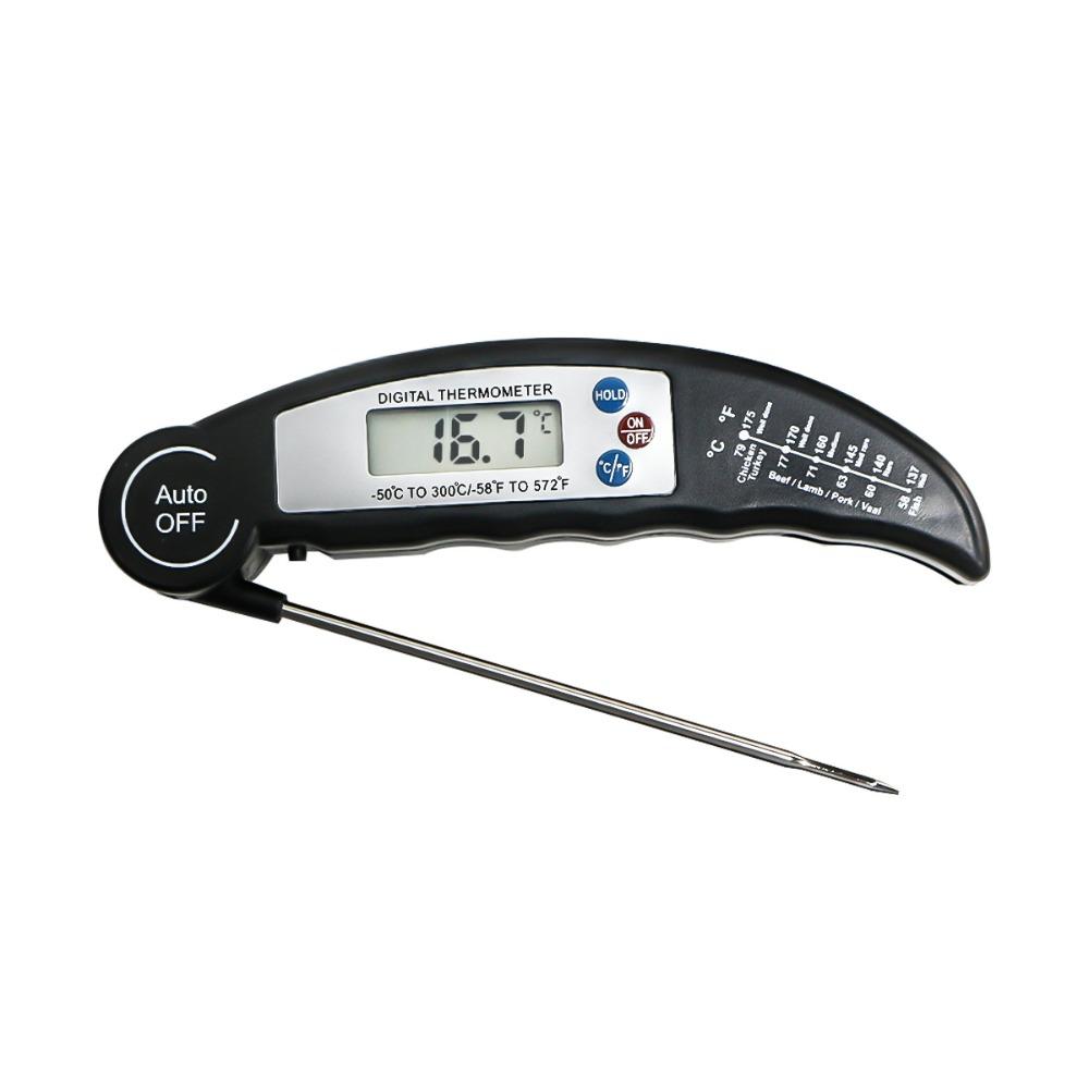Switchable Units Probe Food Thermometer Magnetic Cooking Thermometer Digital Meat Thermometer  BBQ