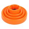Hair Dryer Diffuser Attachment Silicone Foldable Blow Dryer Diffuser for Curly Hair Orange
