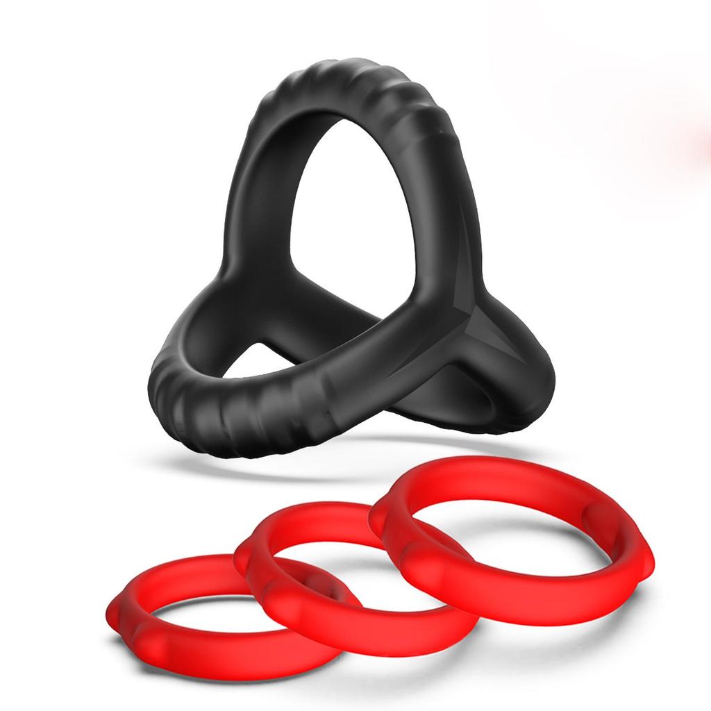 Silicone Cock Ring Delay for Male Foreplay and Restraint