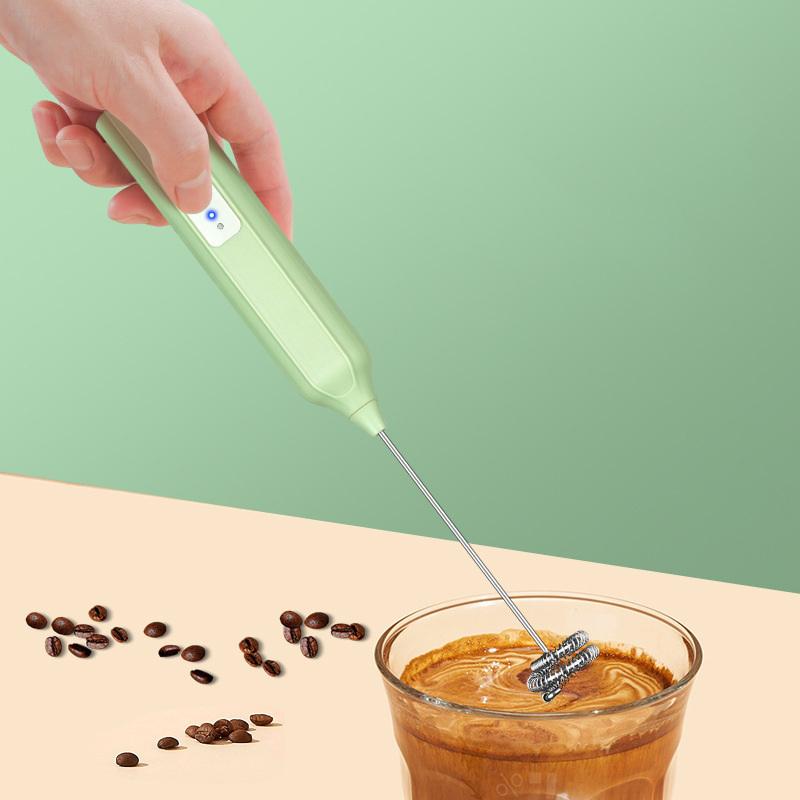 Electric Handheld Milk Frother, Coffee Cream Mixer, Egg Beater, Made Of 304 Stainless Steel, Multi-Functional Household Whisk.