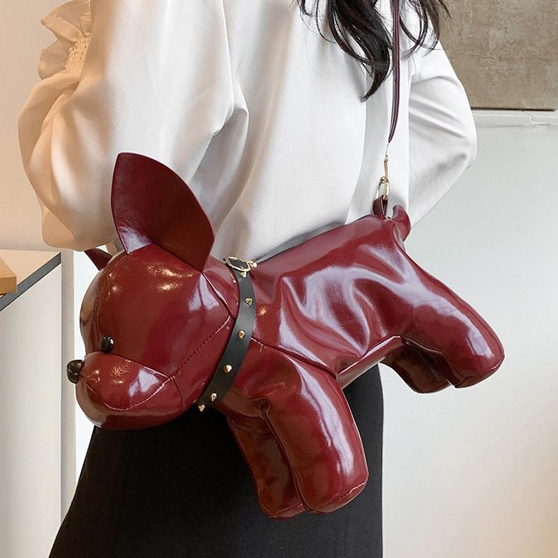 SCIONE Geantă Crossbody Păpușă Stereo Cățeluș Drăguț 2025 Nouă Originală Personalitate Păpușă Geantă de Umăr Animal PU Impermeabilă Geantă Messenger