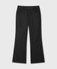Beleun Textured Flare Fine Cotton Pants (Black)